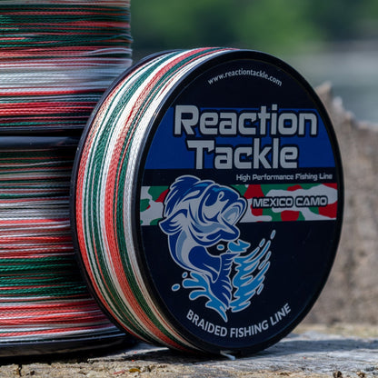 Reaction Tackle Braided Fishing Line - Mexico Camo - NEW - Angler's Pro Tackle & Outdoors