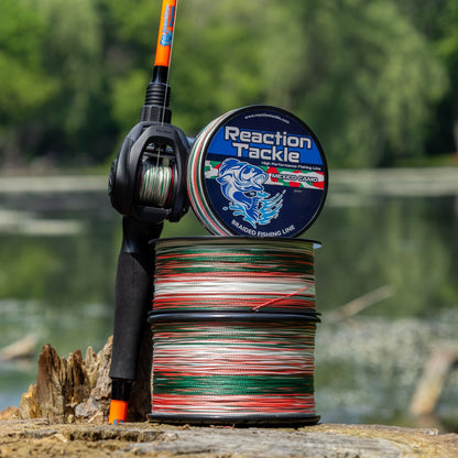 Reaction Tackle Braided Fishing Line - Mexico Camo - NEW - Angler's Pro Tackle & Outdoors