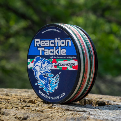 Reaction Tackle Braided Fishing Line - Mexico Camo - NEW - Angler's Pro Tackle & Outdoors