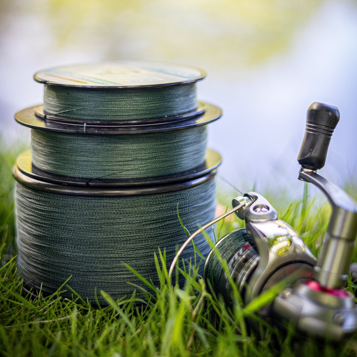 Reaction Tackle Braided Fishing Line - Moss Green - Angler's Pro Tackle & Outdoors