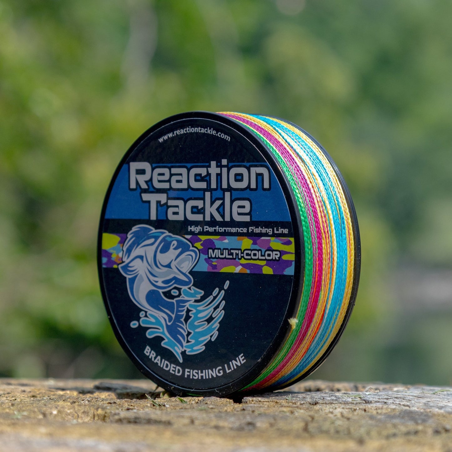 Reaction Tackle Braided Fishing Line - Multi - Color - Angler's Pro Tackle & Outdoors