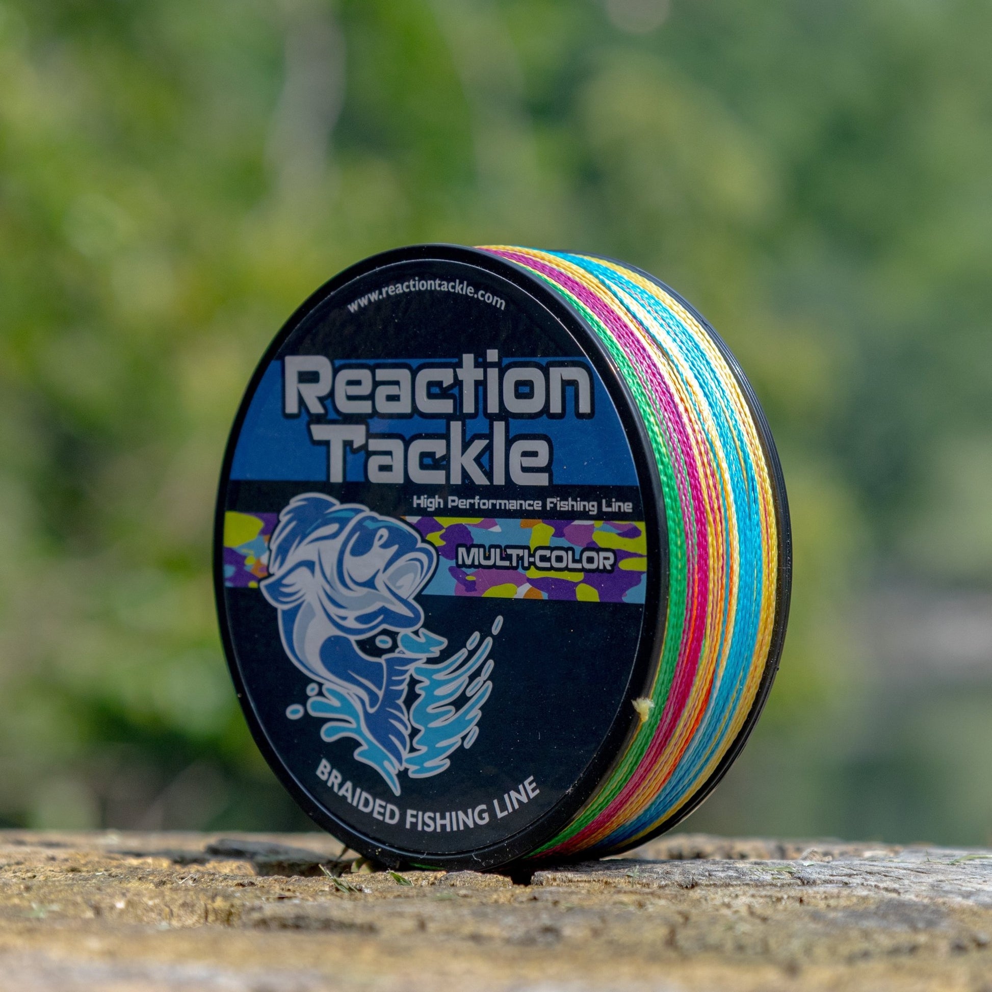 Reaction Tackle Braided Fishing Line - Multi - Color - Angler's Pro Tackle & Outdoors