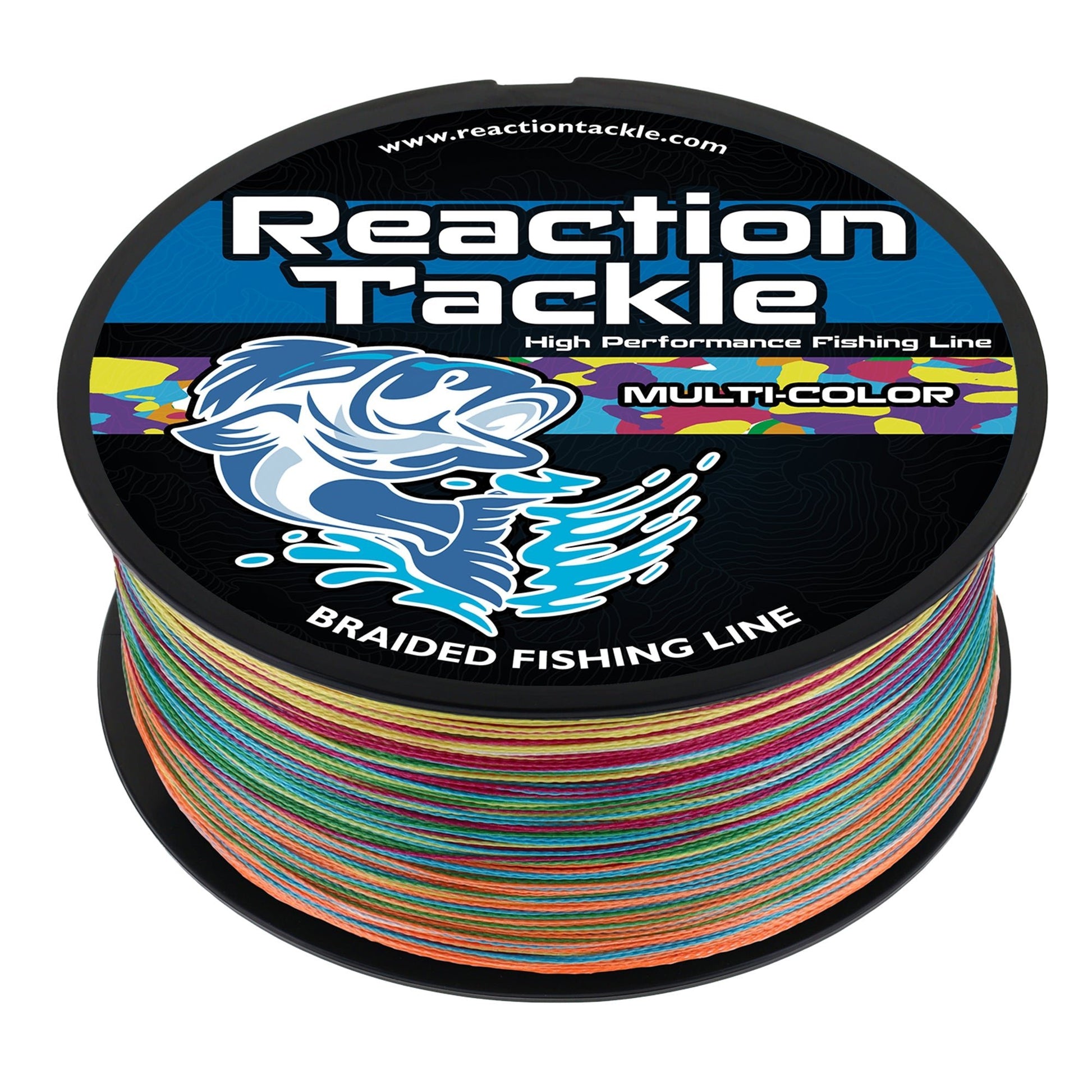 Reaction Tackle Braided Fishing Line - Multi - Color - Angler's Pro Tackle & Outdoors