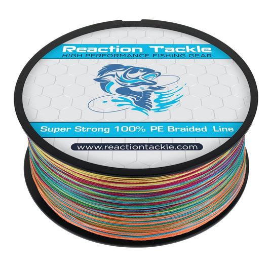 Reaction Tackle Braided Fishing Line - Multi - Color - Angler's Pro Tackle & Outdoors