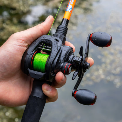 Reaction Tackle Braided Fishing Line - NO FADE Hi Vis Green - NEW - Angler's Pro Tackle & Outdoors