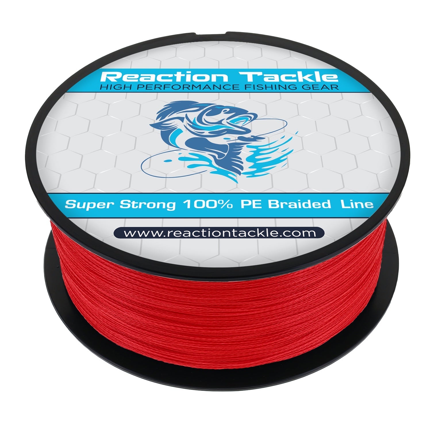 Reaction Tackle Braided Fishing Line - NO FADE Red - Angler's Pro Tackle & Outdoors