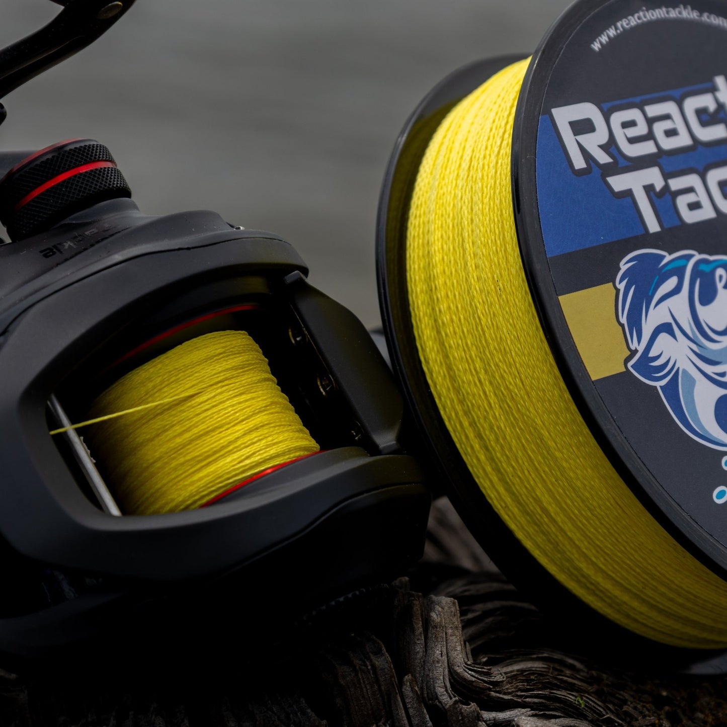 Reaction Tackle Braided Fishing Line - NO FADE Yellow - NEW - Angler's Pro Tackle & Outdoors