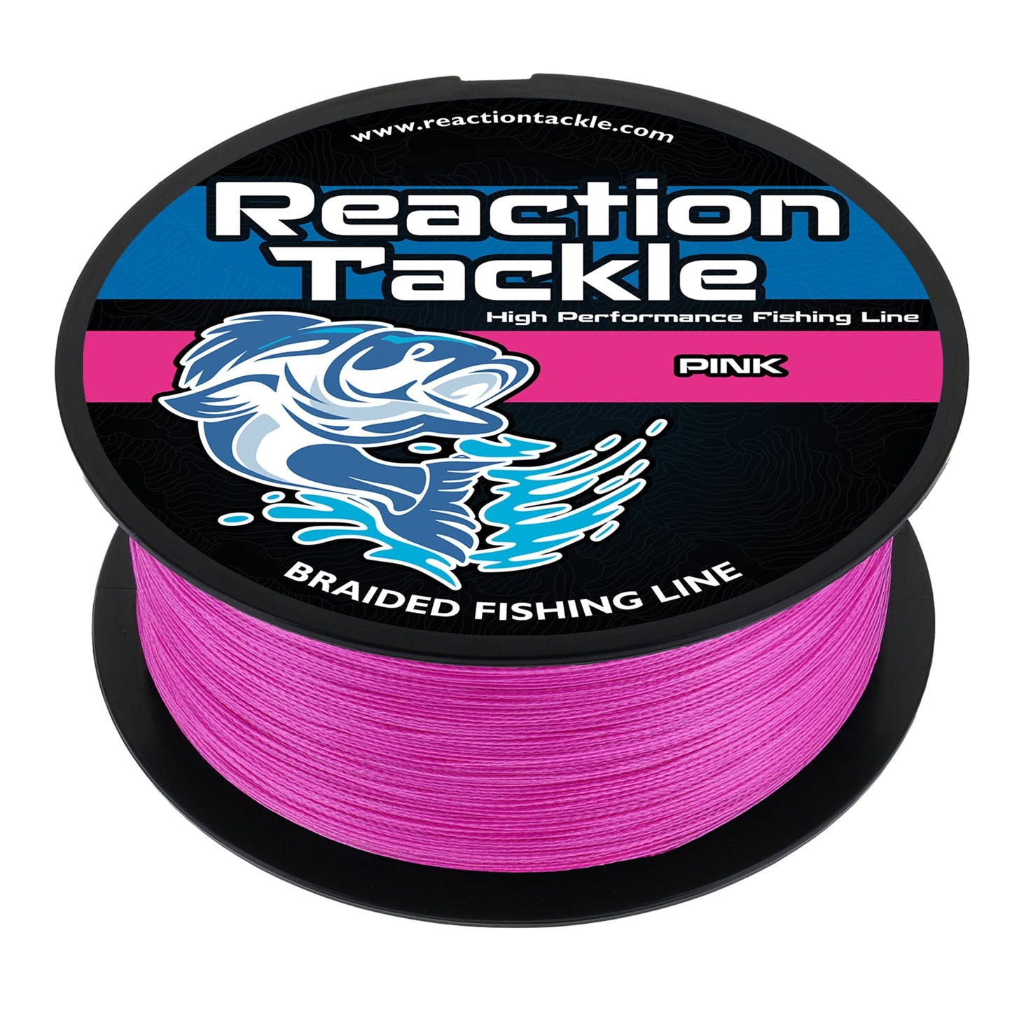 Reaction Tackle Braided Fishing Line - Pink - Angler's Pro Tackle & Outdoors