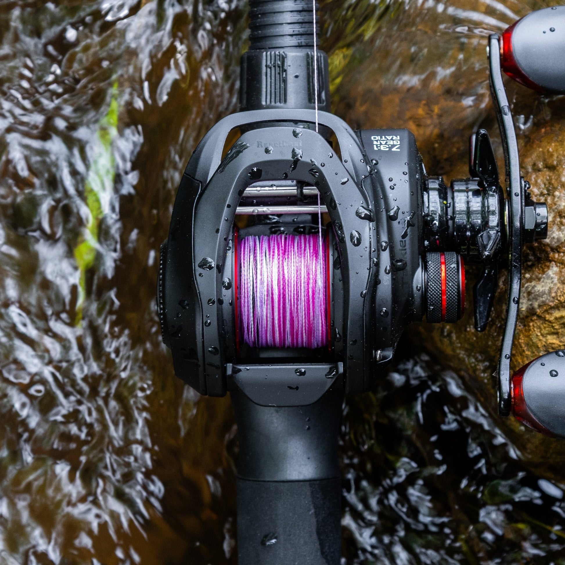 Reaction Tackle Braided Fishing Line - Pink Camo - NEW - Angler's Pro Tackle & Outdoors