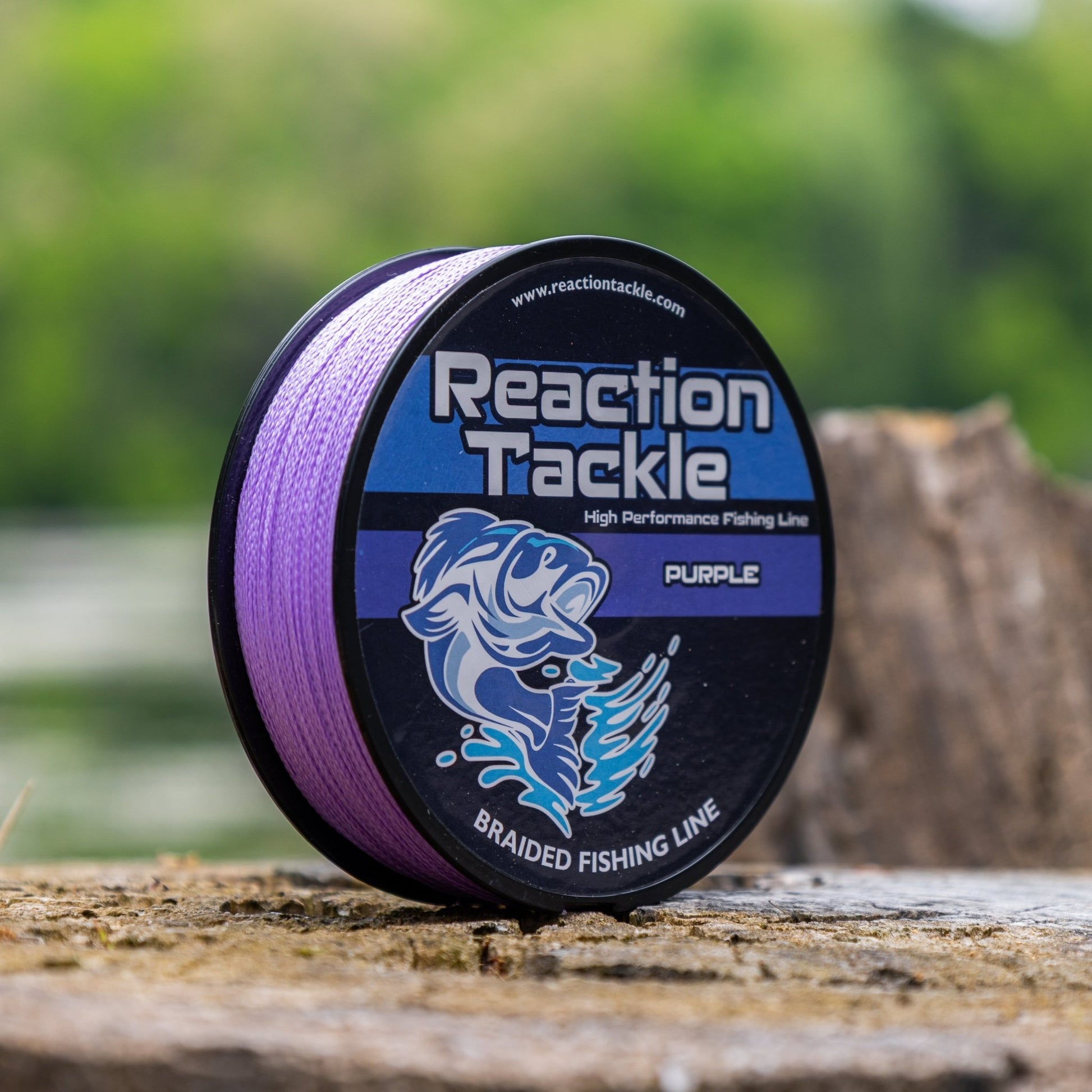 Reaction Tackle Braided Fishing Line - Purple - NEW - Angler's Pro Tackle & Outdoors