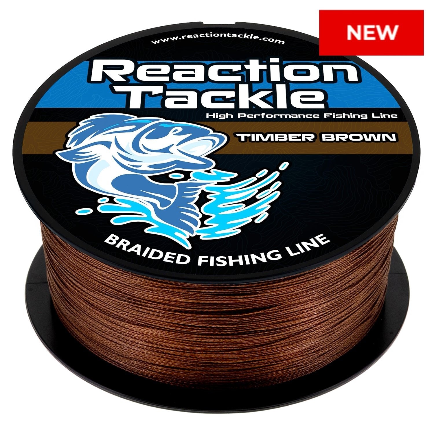 Reaction Tackle Braided Fishing Line - Timber Brown - Angler's Pro Tackle & Outdoors
