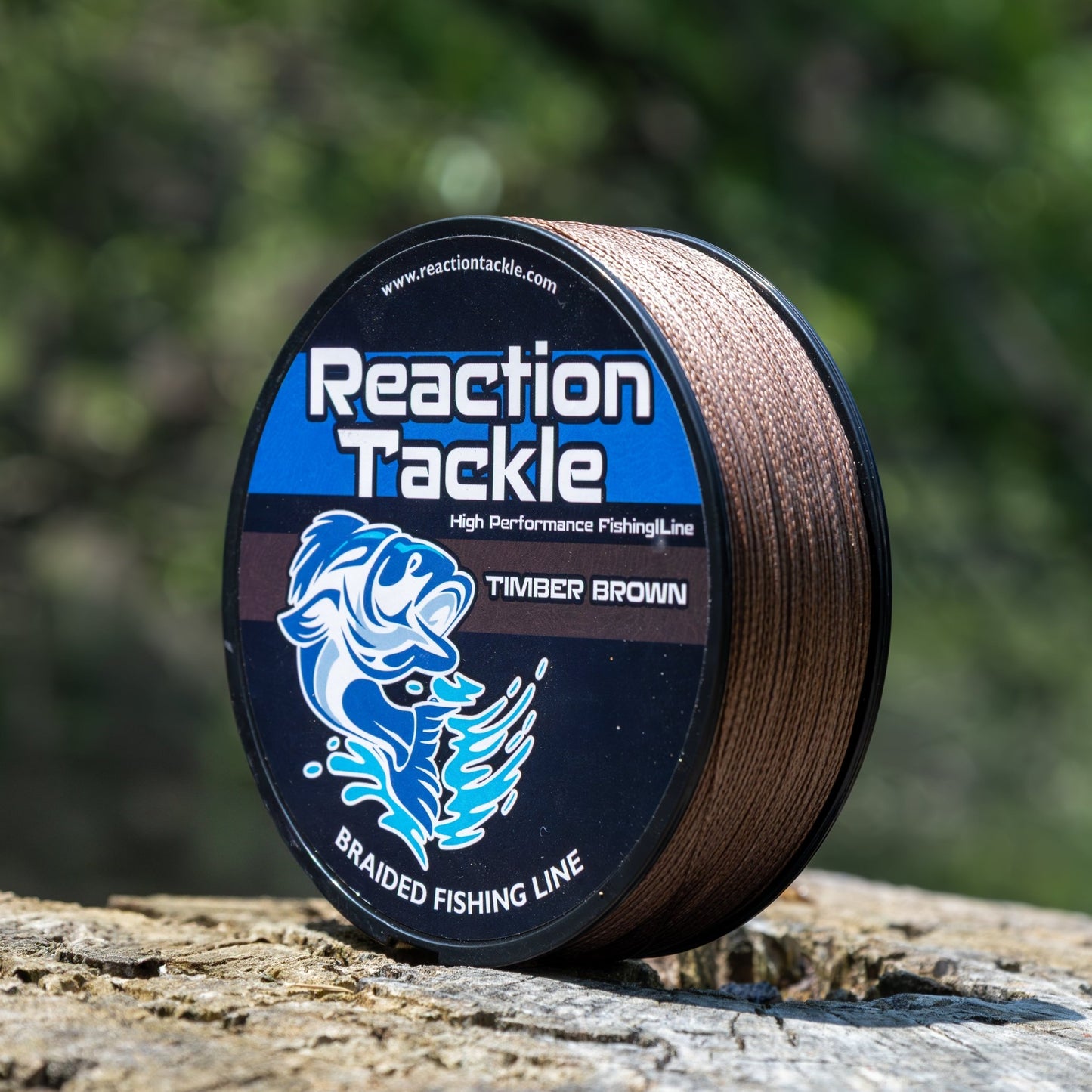 Reaction Tackle Braided Fishing Line - Timber Brown - NEW - Angler's Pro Tackle & Outdoors