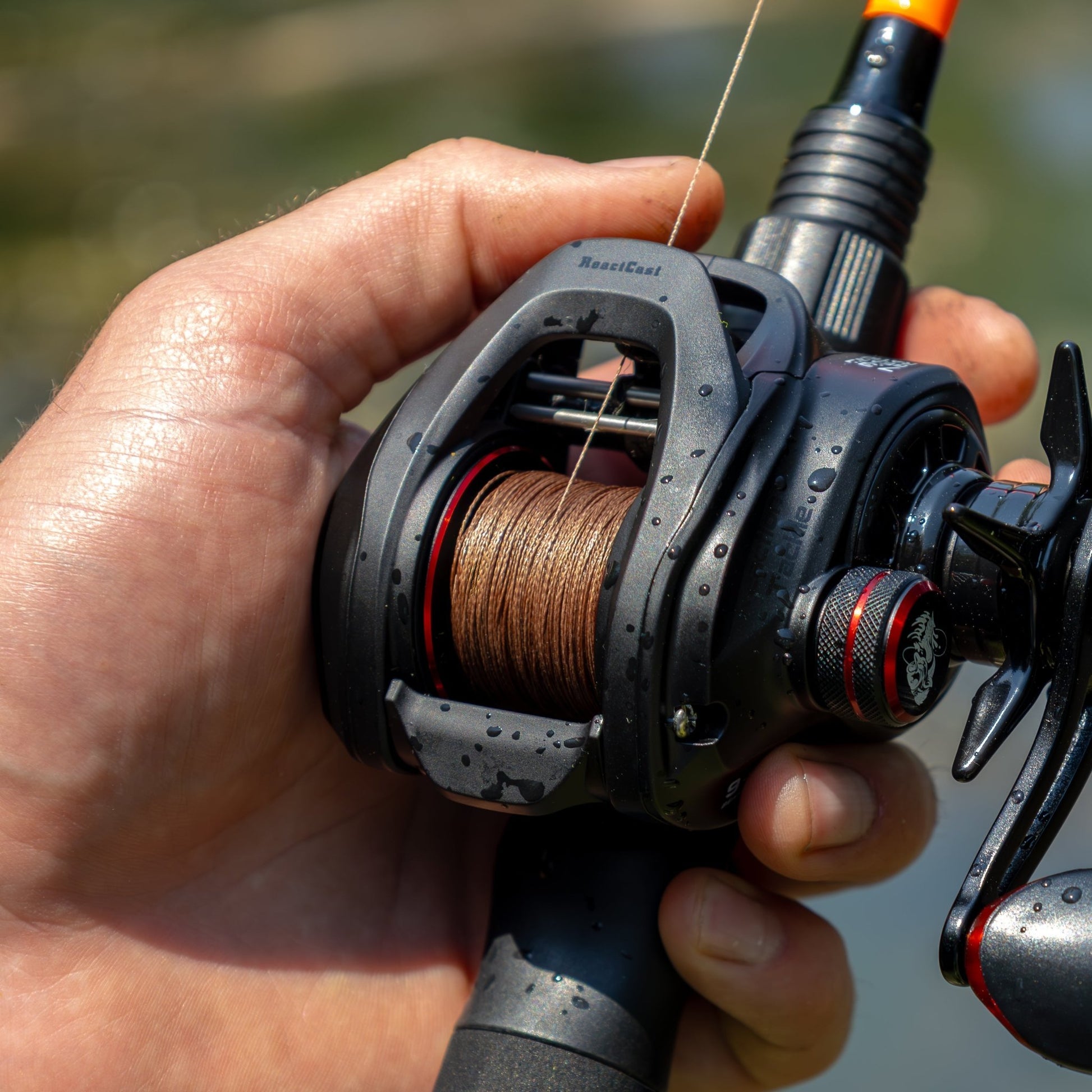 Reaction Tackle Braided Fishing Line - Timber Brown - NEW - Angler's Pro Tackle & Outdoors