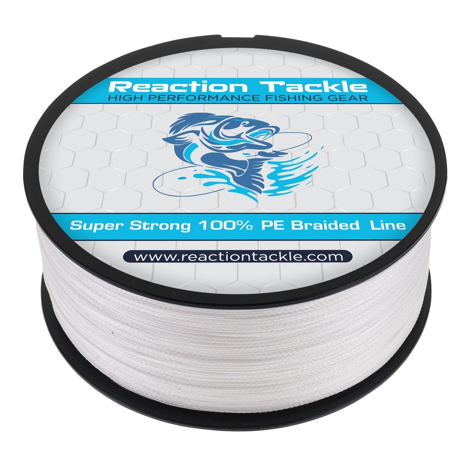 Reaction Tackle Braided Fishing Line - White - Angler's Pro Tackle & Outdoors