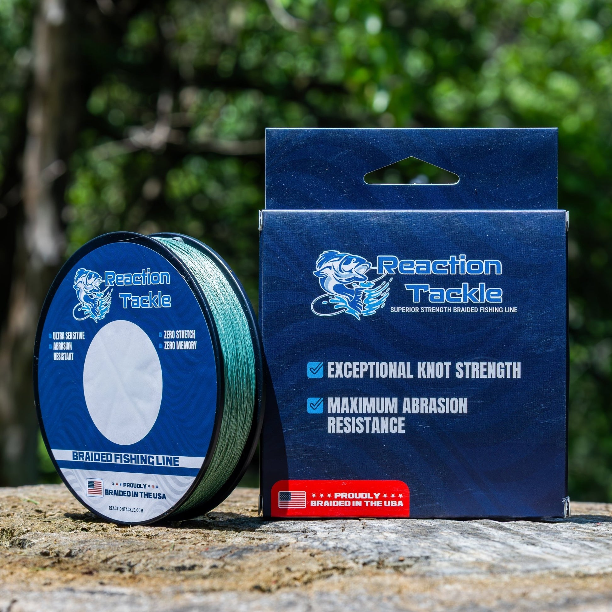 Reaction Tackle BRAIDED IN THE USA Fishing Line - 4X - NEW - Angler's Pro Tackle & Outdoors