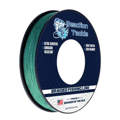 Reaction Tackle BRAIDED IN THE USA Fishing Line - 4X - NEW - Angler's Pro Tackle & Outdoors