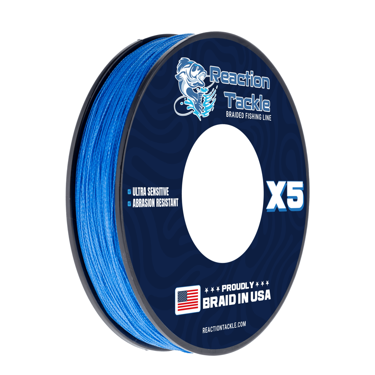 Reaction Tackle BRAIDED IN THE USA Fishing Line - 5X - NEW - Angler's Pro Tackle & Outdoors