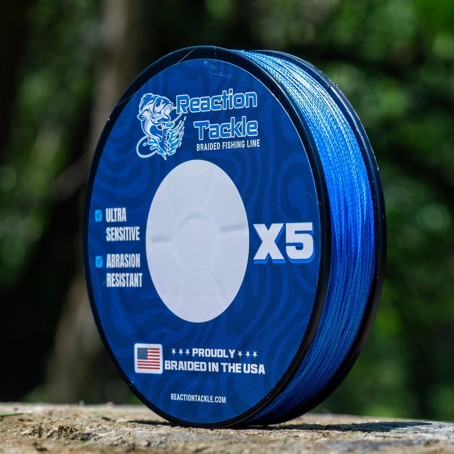 Reaction Tackle BRAIDED IN THE USA Fishing Line - 5X - NEW - Angler's Pro Tackle & Outdoors