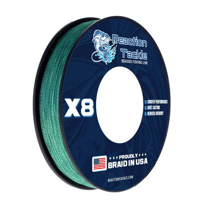 Reaction Tackle BRAIDED IN THE USA Fishing Line - 8X - NEW - Angler's Pro Tackle & Outdoors