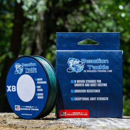 Reaction Tackle BRAIDED IN THE USA Fishing Line - 8X - NEW - Angler's Pro Tackle & Outdoors