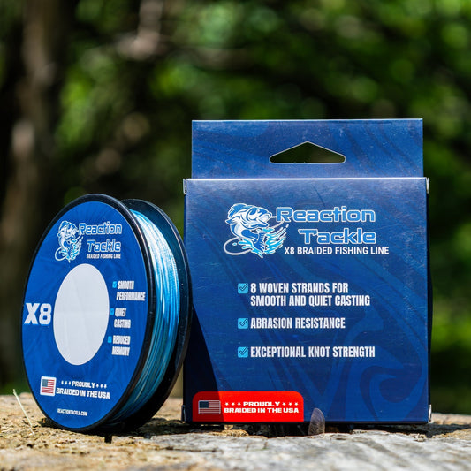 Reaction Tackle BRAIDED IN THE USA Fishing Line - 8X - NEW - Angler's Pro Tackle & Outdoors