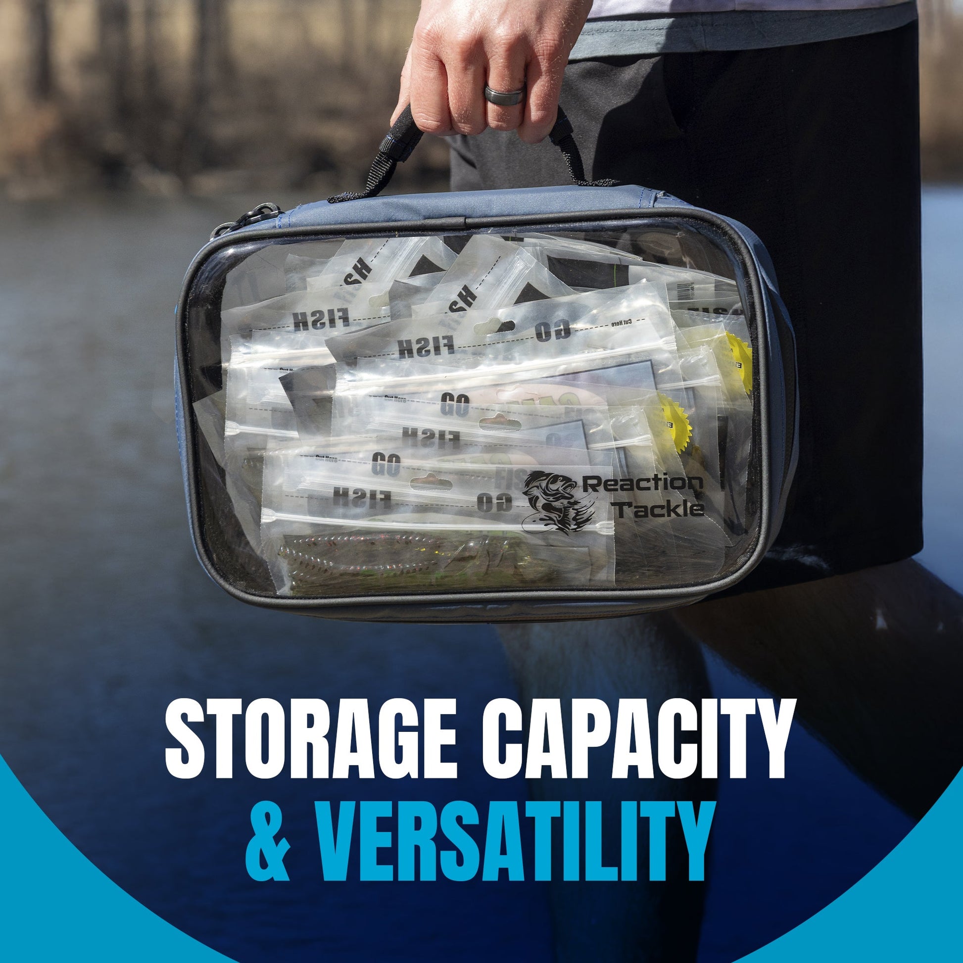 Reaction Tackle Clear Bait Binder and Tackle Storage - Angler's Pro Tackle & Outdoors