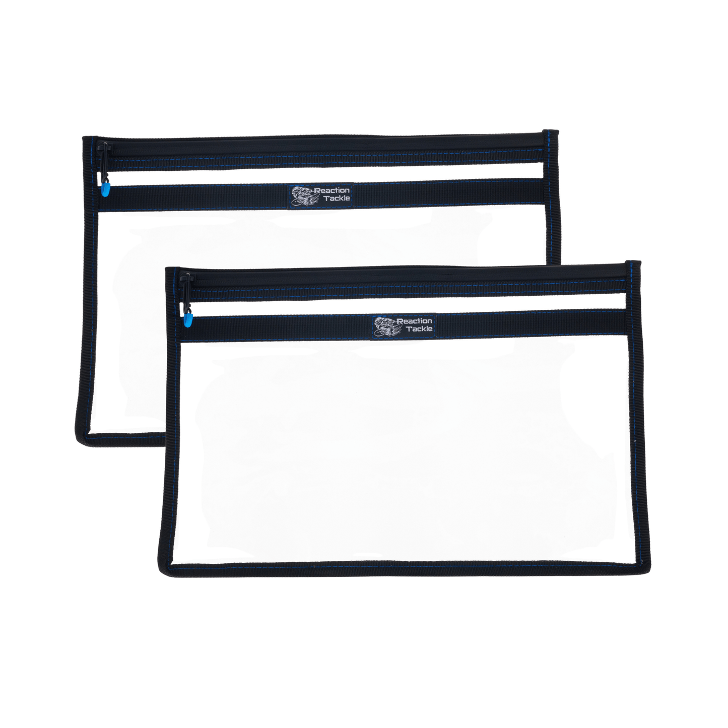 Reaction Tackle Clear Storage Bag Tackle Pak - Water - Resistant Plastic Storage - Angler's Pro Tackle & Outdoors
