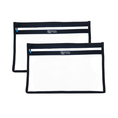 Reaction Tackle Clear Storage Bag Tackle Pak - Water - Resistant Plastic Storage - Angler's Pro Tackle & Outdoors