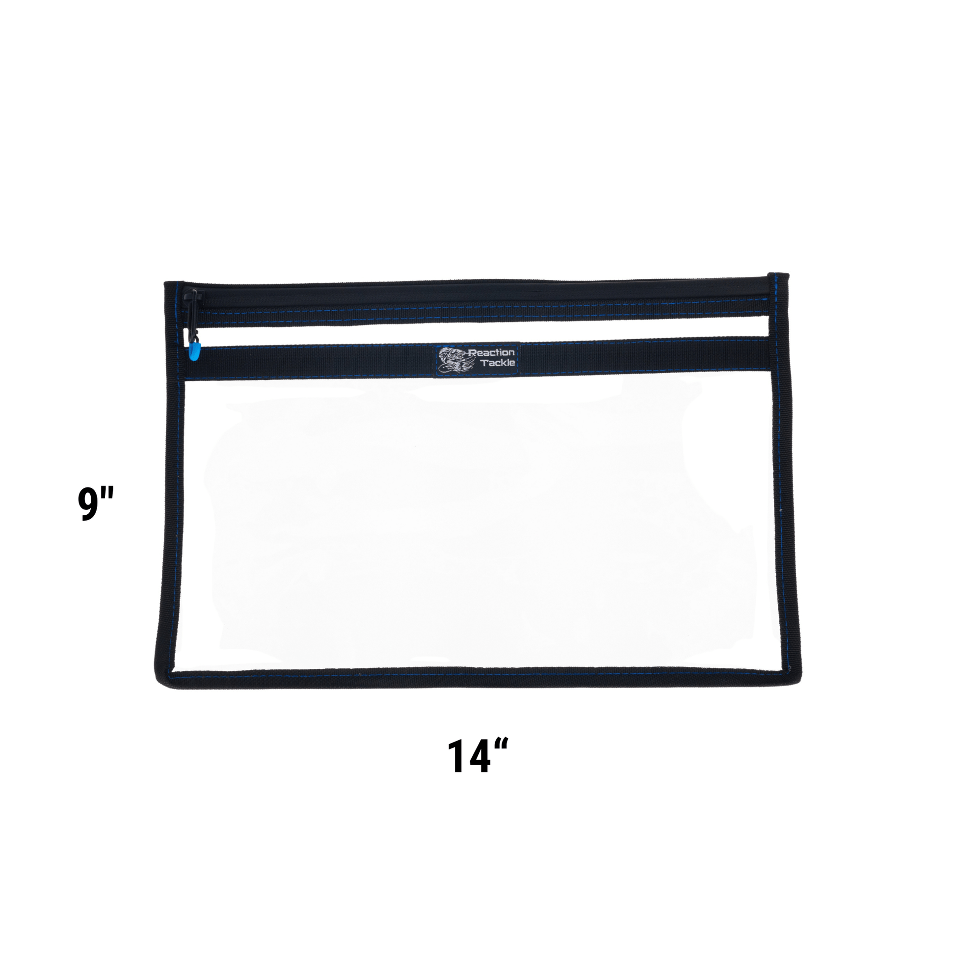Reaction Tackle Clear Storage Bag Tackle Pak - Water - Resistant Plastic Storage - Angler's Pro Tackle & Outdoors