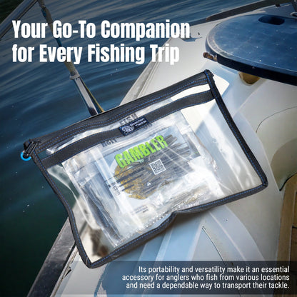 Reaction Tackle Clear Storage Bag Tackle Pak - Water - Resistant Plastic Storage - Angler's Pro Tackle & Outdoors