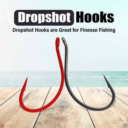 Reaction Tackle Drop Shot Hooks - Pack of 50 - Angler's Pro Tackle & Outdoors