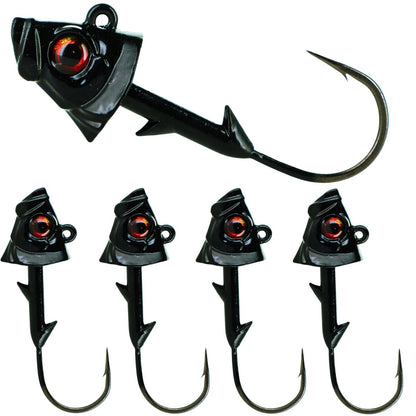 Reaction Tackle Fish Head Jigs - 5 - PACK - Angler's Pro Tackle & Outdoors