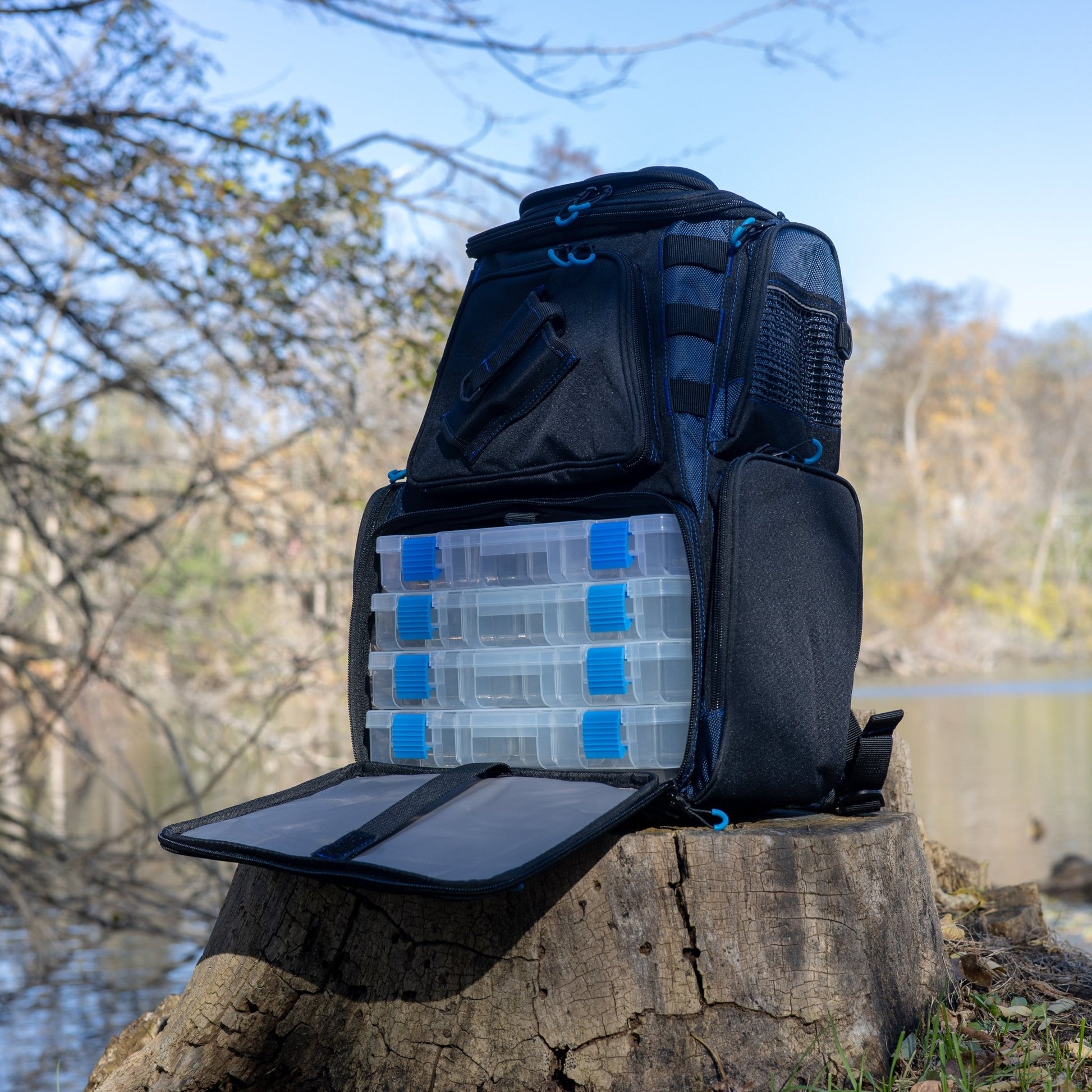 Reaction Tackle Fishing Tackle Backpack - Trays included - Angler's Pro Tackle & Outdoors