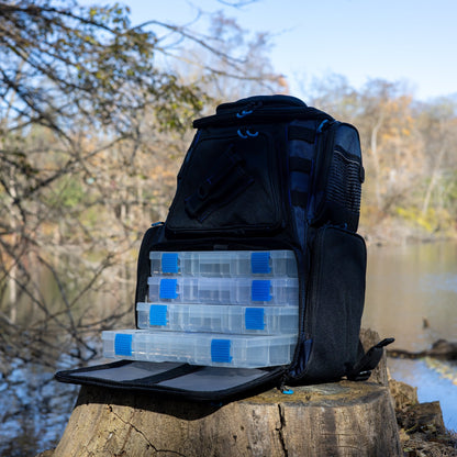 Reaction Tackle Fishing Tackle Backpack - Trays included - Angler's Pro Tackle & Outdoors