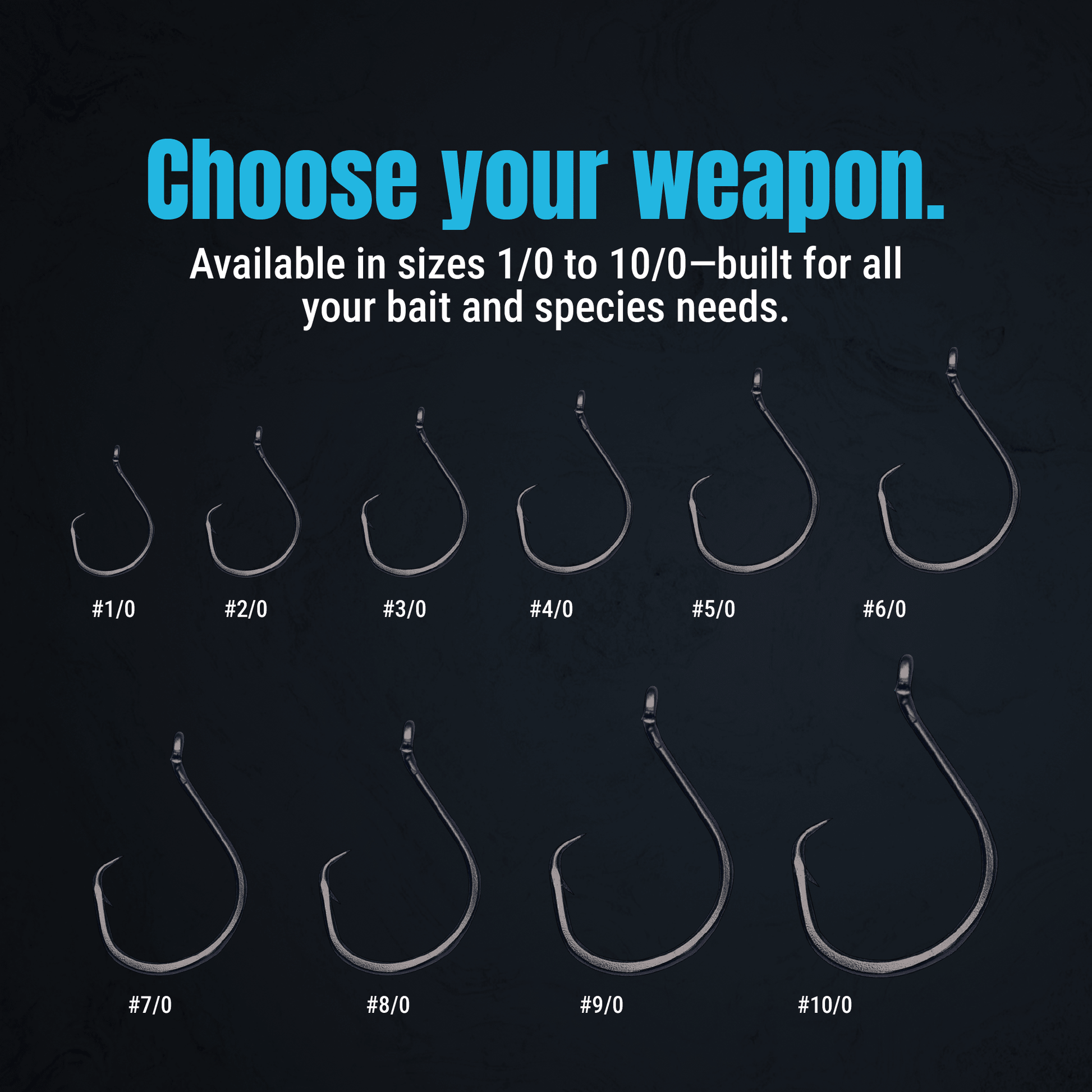 Reaction Tackle Heavyweight Catfish Circle Hooks - Offset Octopus Hooks (25 Pack) - New - Angler's Pro Tackle & Outdoors