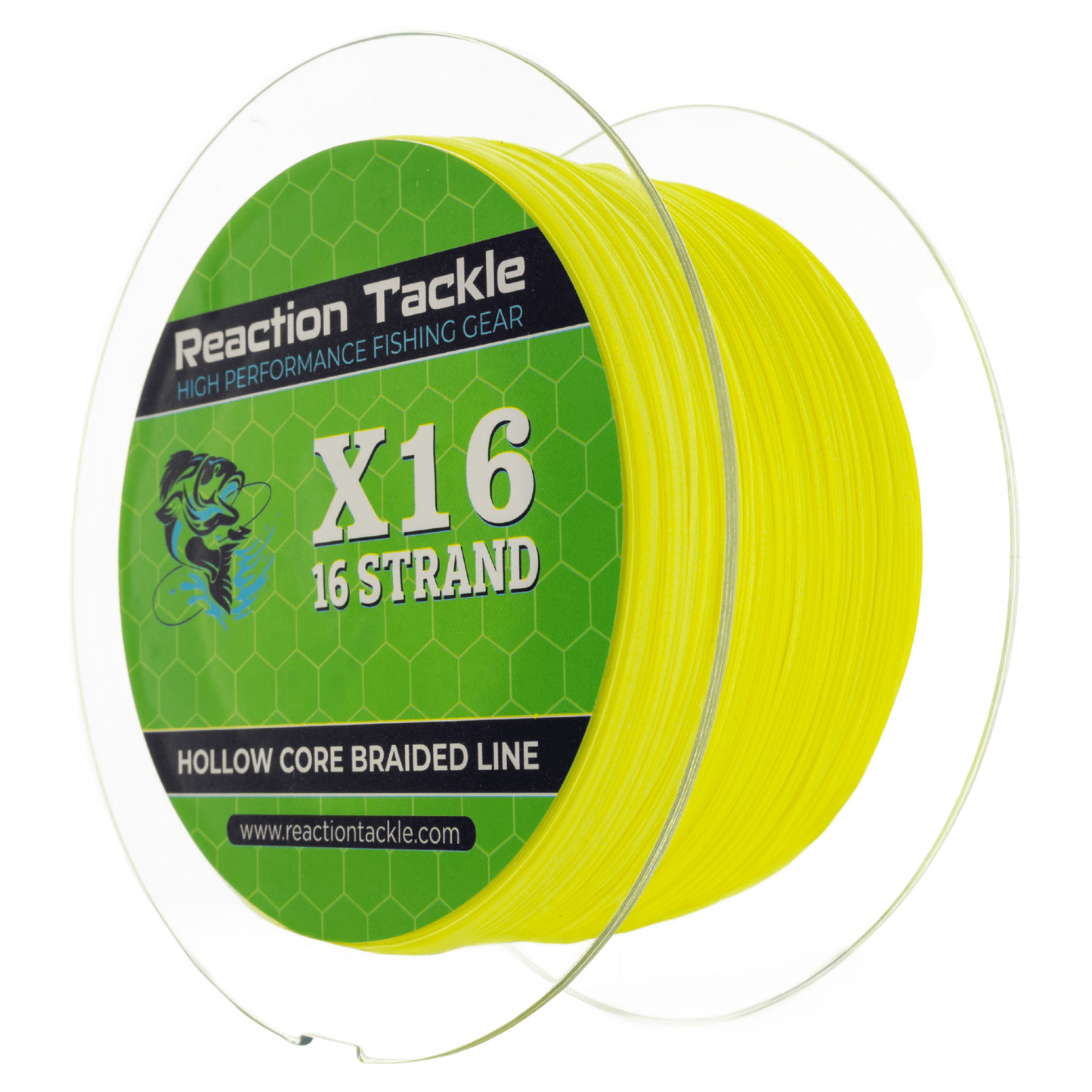 Reaction Tackle Hollow Core - 16 Strand Braided Fishing Line - Angler's Pro Tackle & Outdoors