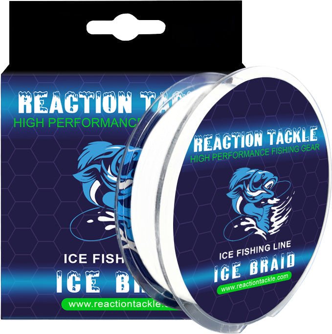 Reaction Tackle Ice Fishing Braided line - 8 Strand - Angler's Pro Tackle & Outdoors