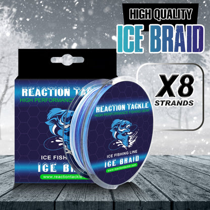 Reaction Tackle Ice Fishing Braided line - 8 Strand - Angler's Pro Tackle & Outdoors