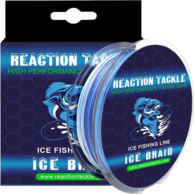 Reaction Tackle Ice Fishing Braided line - 8 Strand - Angler's Pro Tackle & Outdoors