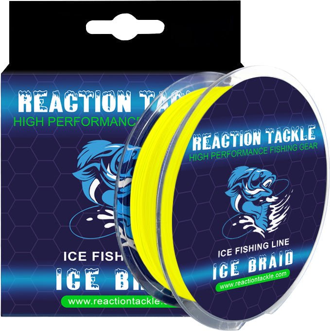 Reaction Tackle Ice Fishing Braided line - 8 Strand - Angler's Pro Tackle & Outdoors