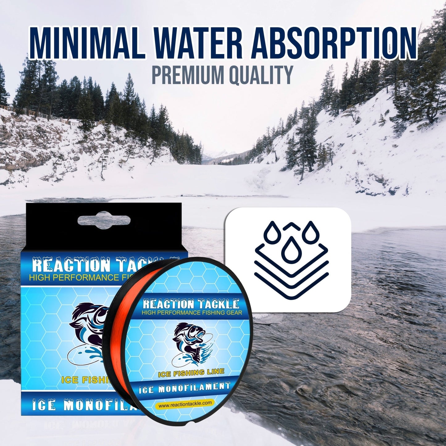 Reaction Tackle ICE Monofilament Fishing Line - Angler's Pro Tackle & Outdoors