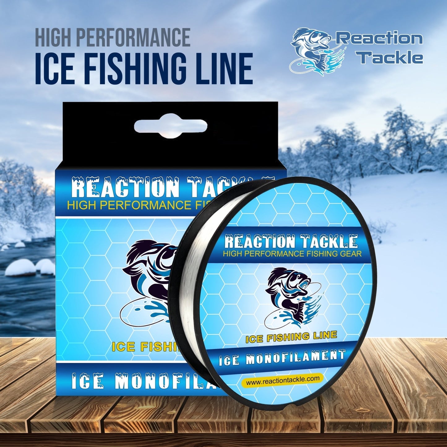 Reaction Tackle ICE Monofilament Fishing Line - Angler's Pro Tackle & Outdoors