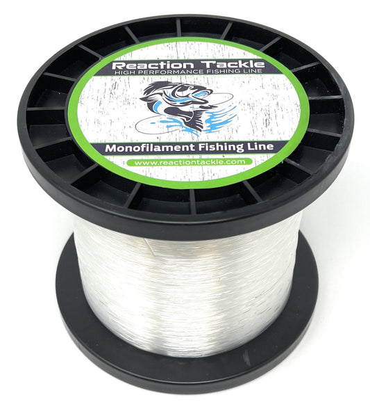 Reaction Tackle Nylon Monofilament Fishing Line - 1 Pound Jumbo Spools - Angler's Pro Tackle & Outdoors