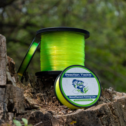 Reaction Tackle Nylon Monofilament Fishing Line - 1 Pound Jumbo Spools - Angler's Pro Tackle & Outdoors