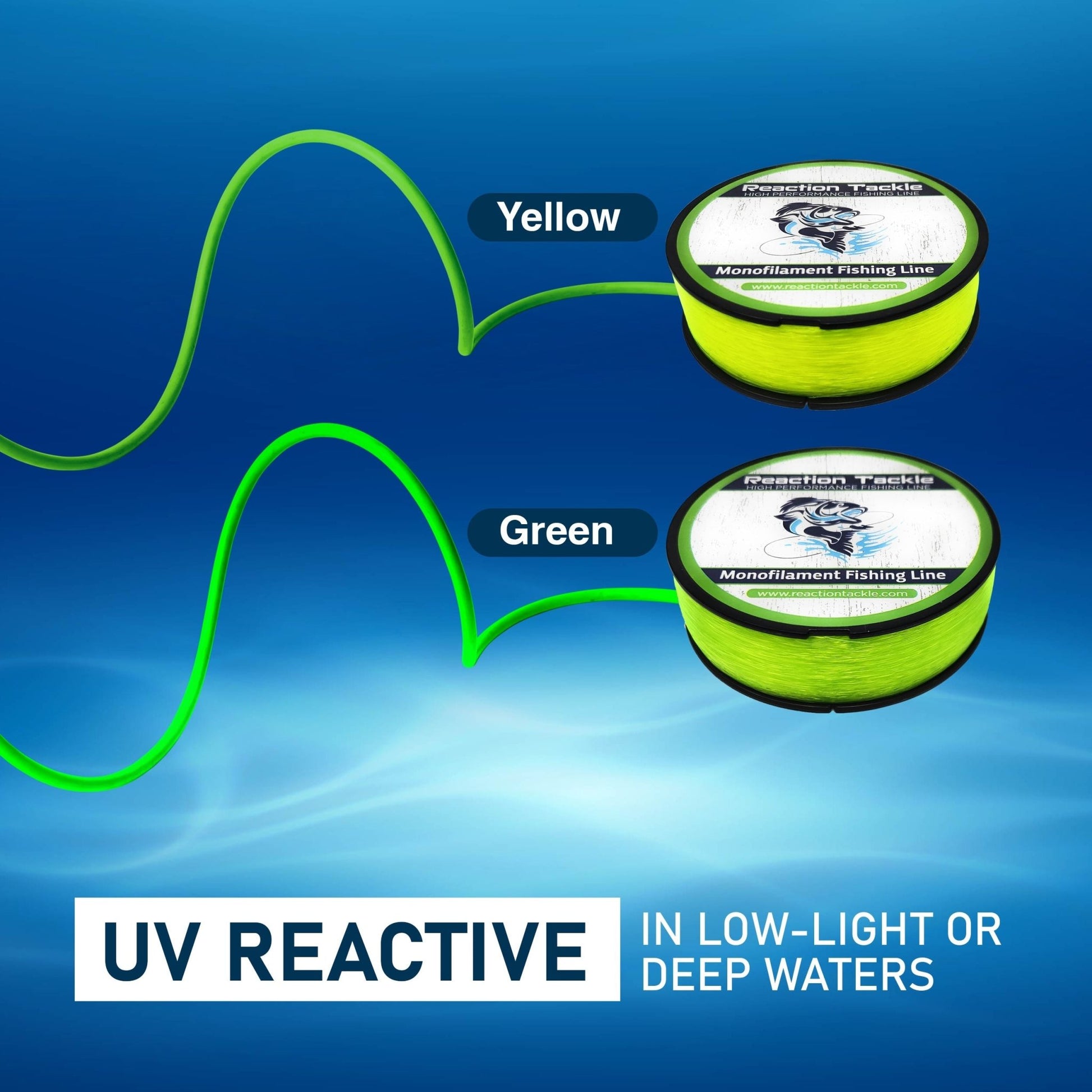 Reaction Tackle Nylon Monofilament Fishing Line 350 yard spools - Angler's Pro Tackle & Outdoors