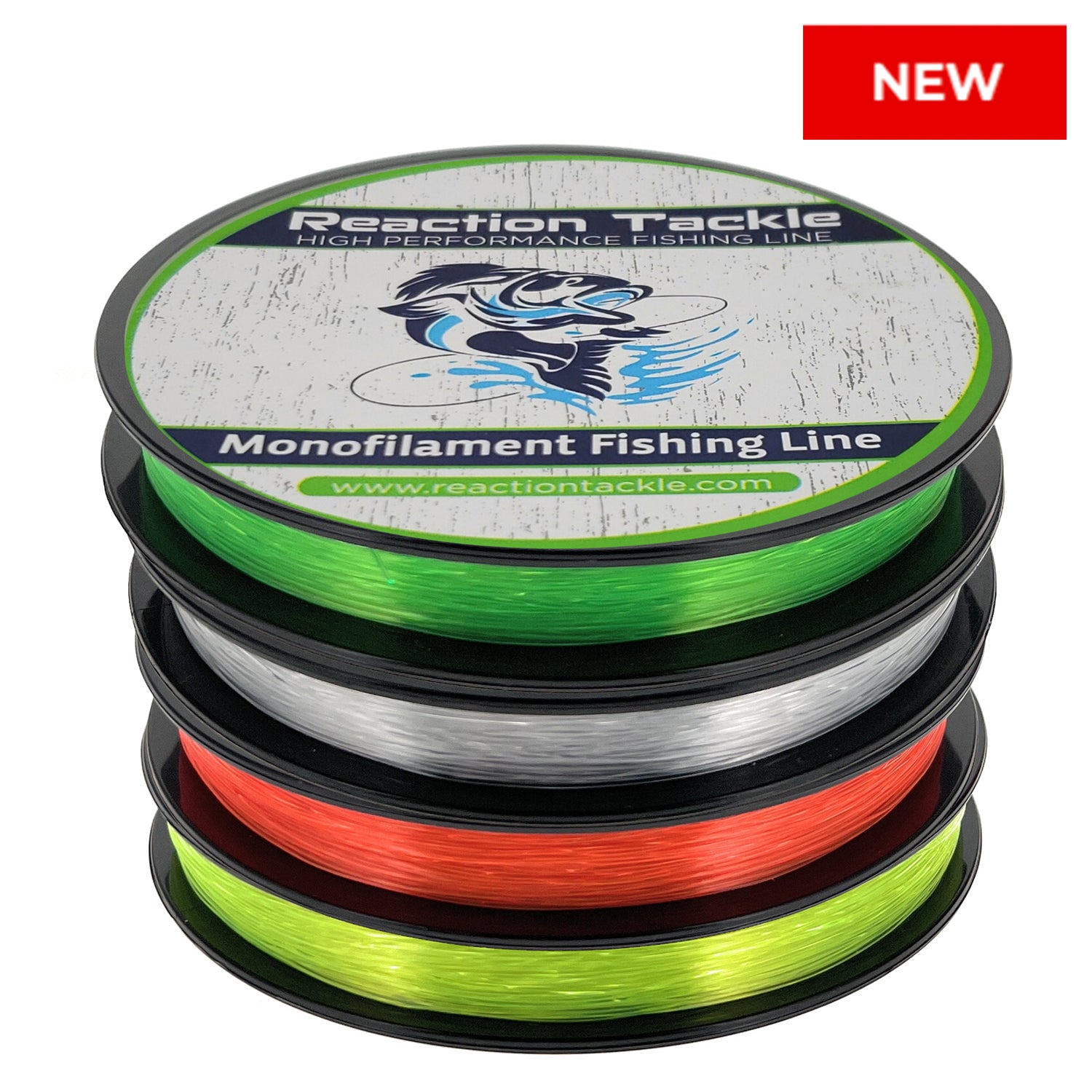 Reaction Tackle Nylon Monofilament Fishing Line 350 yard spools - Angler's Pro Tackle & Outdoors