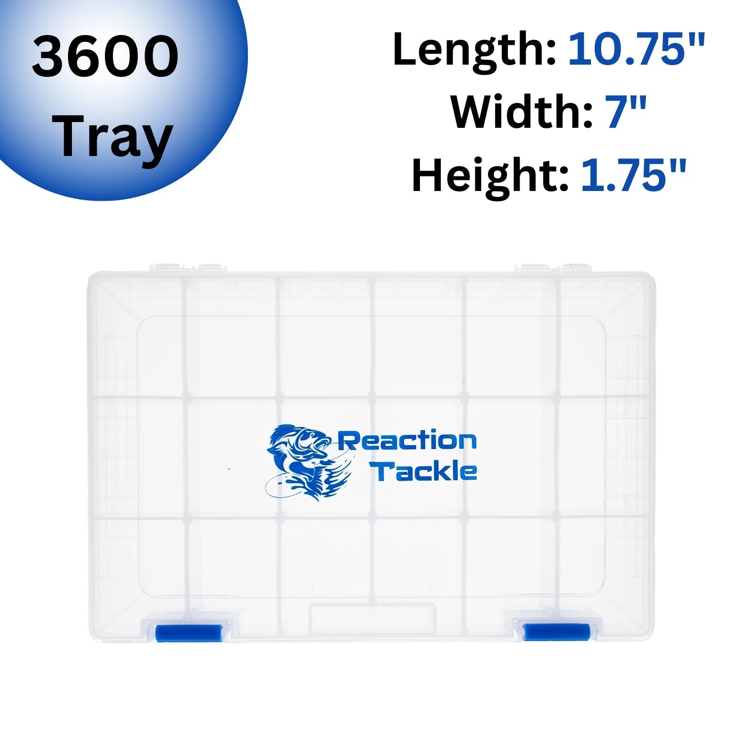 Reaction Tackle Plastic Tackle Trays: 2 - Pk or 4 - Pk - Angler's Pro Tackle & Outdoors