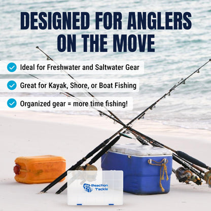 Reaction Tackle Plastic Tackle Trays: 2 - Pk or 4 - Pk - Angler's Pro Tackle & Outdoors