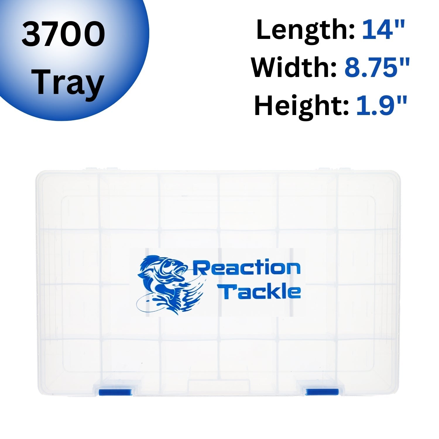 Reaction Tackle Plastic Tackle Trays: 2 - Pk or 4 - Pk - Angler's Pro Tackle & Outdoors