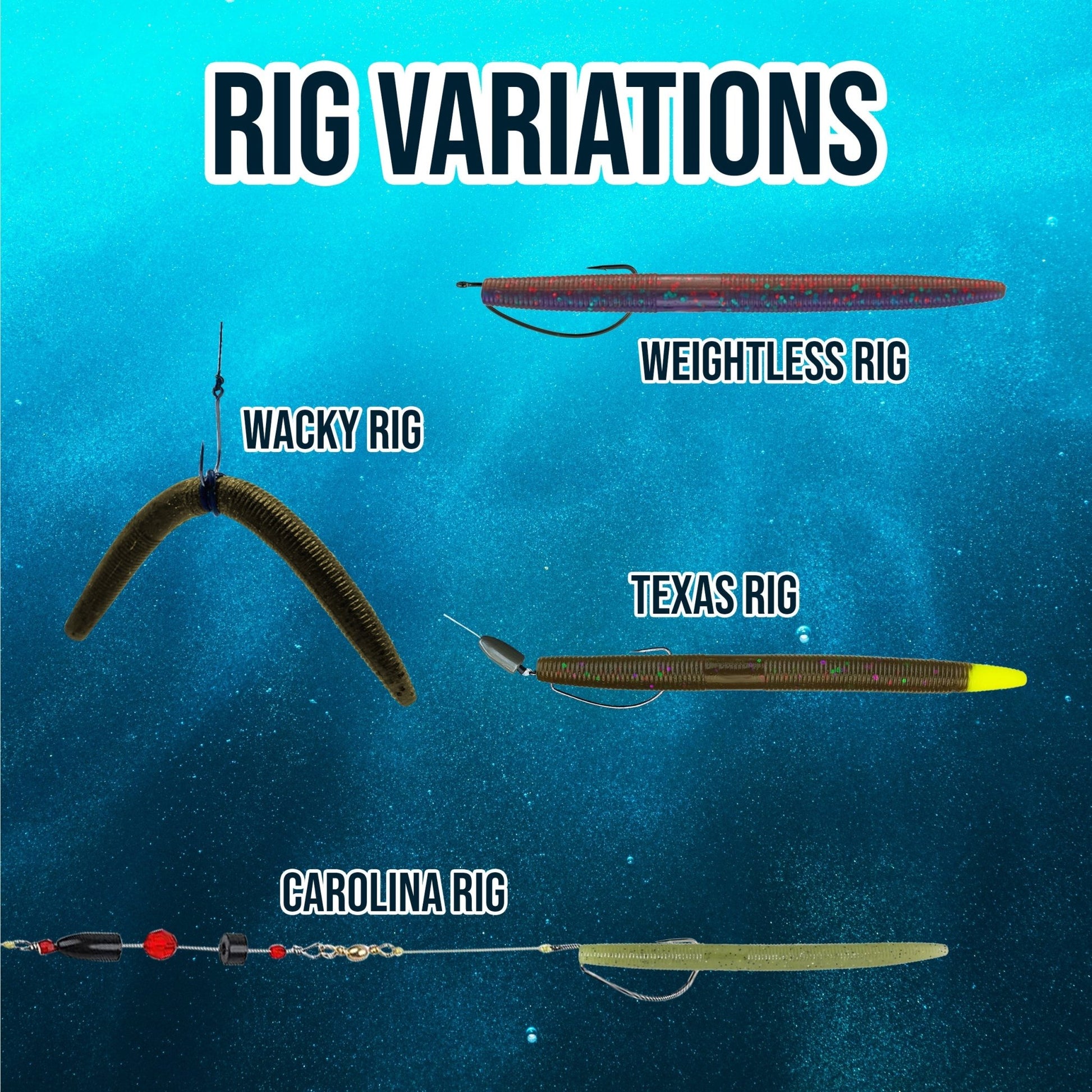 Reaction Tackle Soft Plastic Wacky Worms 5.5in - 24 Pack - Angler's Pro Tackle & Outdoors